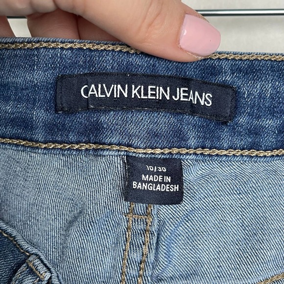 Calvin Klein Jeans Repreve Strait Leg Mid Rise Stretch Medium Wash SZ 10 30Waist - Picture 7 of 13